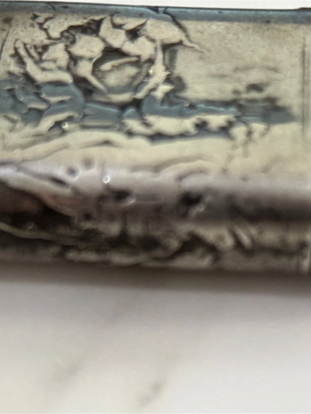 Antique Gorham Sterling Silver matchsafe Vesta c 1884 acid etched horse hunt fox